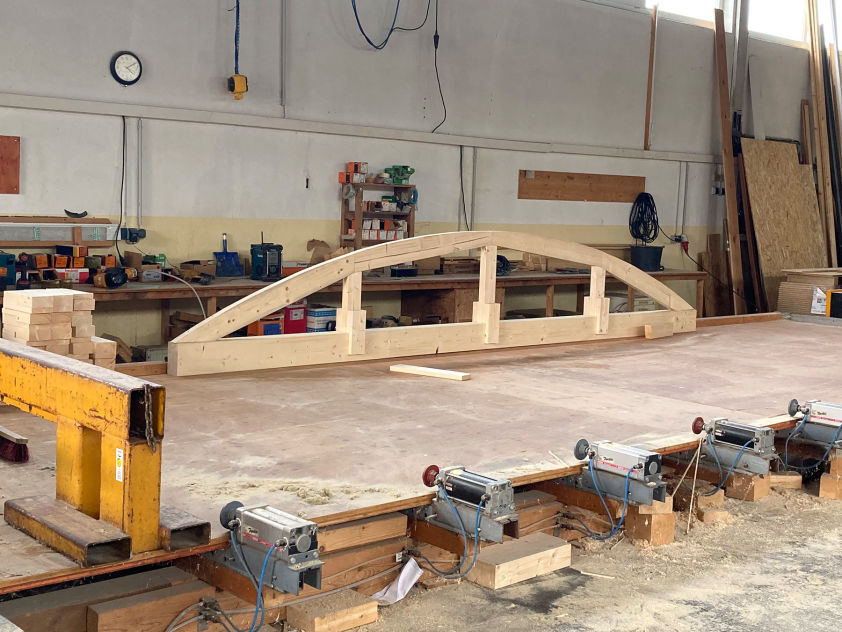 Tonnendach Holzbau Feisel